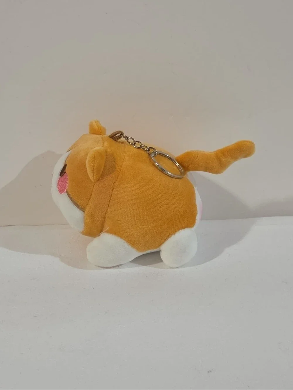 shiba inu plushie keychain